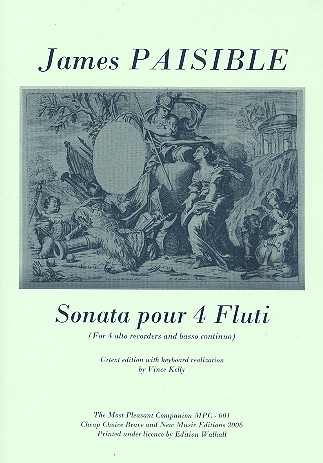 Vorderes Coverbild Sonata pour 4 flute