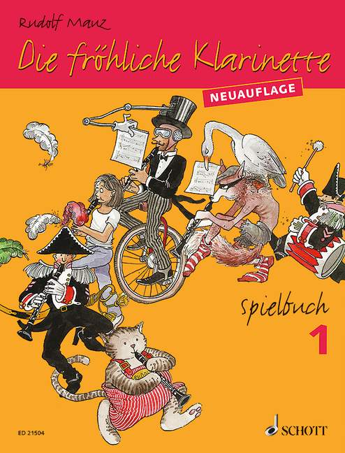 Vorderes Coverbild Die fröhliche Klarinette Band 1 - Spielbuch