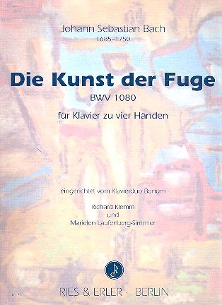 Vorderes Coverbild Die Kunst der Fuge BWV1080