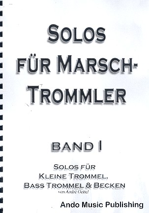 Vorderes Coverbild Solos für Marschtrommler Band 1