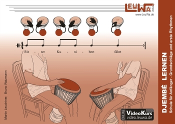 Vorderes Coverbild Djembe lernen