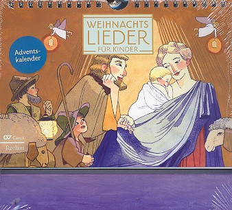 Vorderes Coverbild Kalender Weihnachtslieder für Kinder