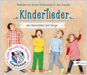 Vorderes Coverbild Kinderlieder aus Deutschland und Europa