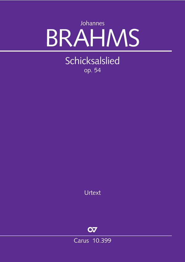 Vorderes Coverbild Schicksalslied op.54