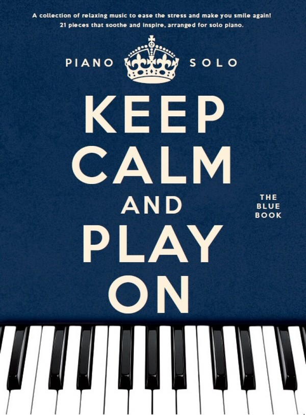 Vorderes Coverbild Keep calm and play on (blue Book)