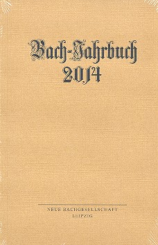 Vorderes Coverbild Bach-Jahrbuch 2014