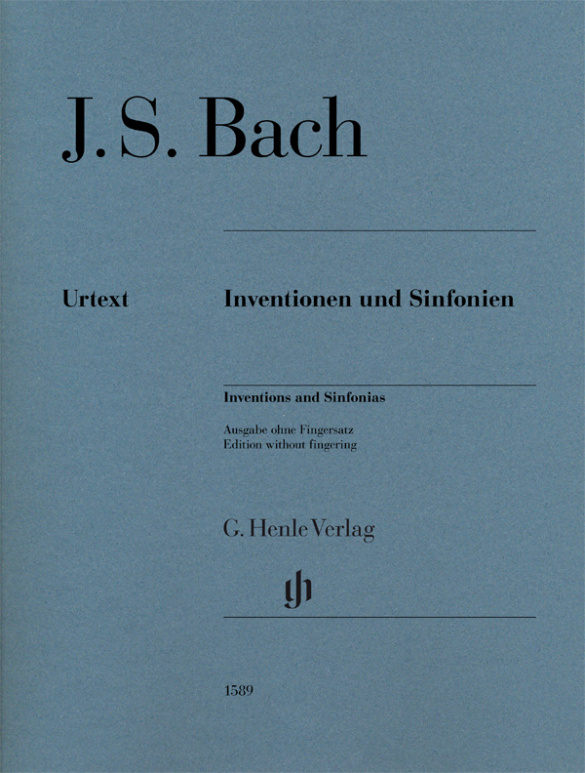 Vorderes Coverbild Inventionen und Sinfonien BWV772-801