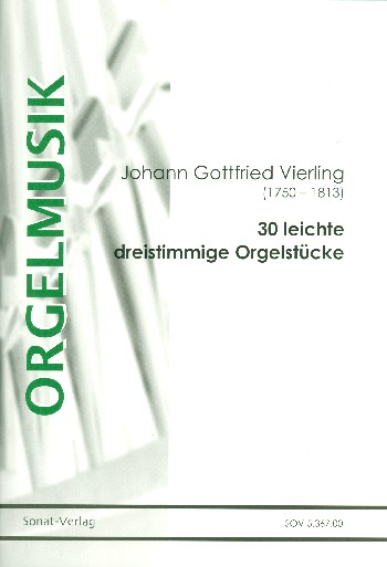 30 leichte dreistimmige Orgelstücke