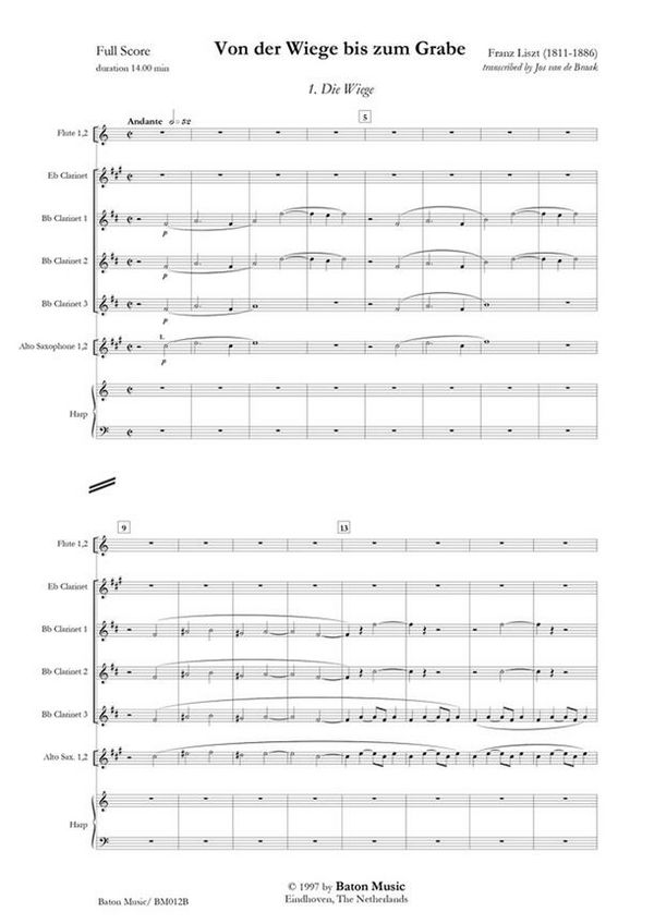 Vorderes Coverbild Franz Liszt, Von der Wiege bis zum Grabe