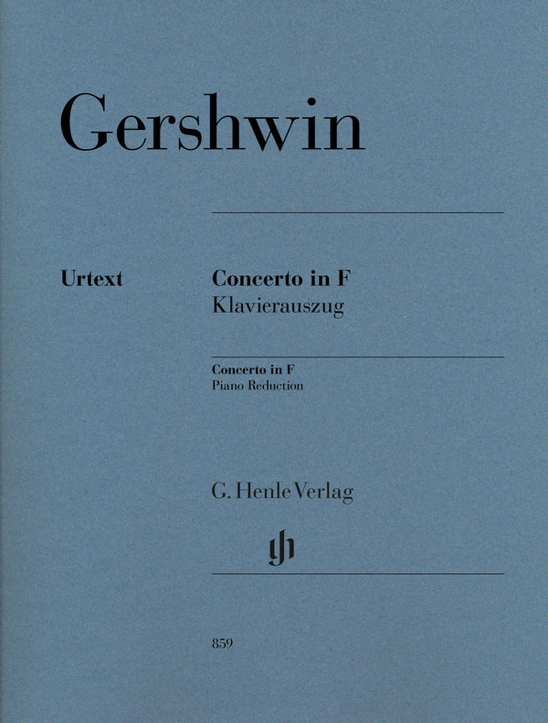 Vorderes Coverbild Concerto in F für Klavier und Orchester