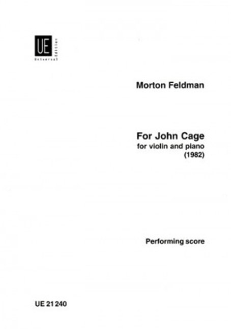 Vorderes Coverbild For John Cage
