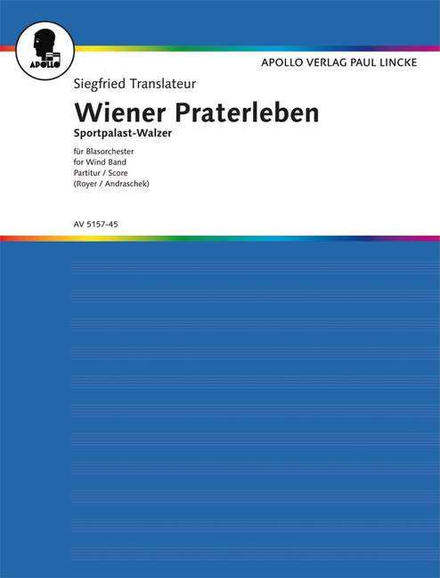 Vorderes Coverbild Wiener Praterleben