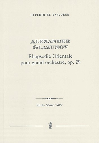 Vorderes Coverbild Rhapsoie orientale op.29