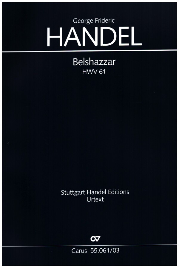 Vorderes Coverbild Belshazzar HWV61