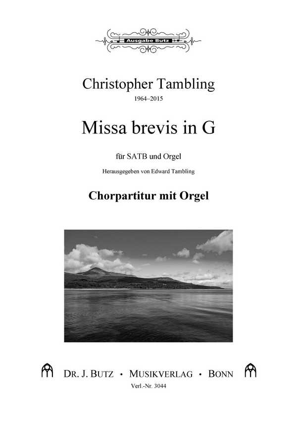 Vorderes Coverbild Missa brevis in G