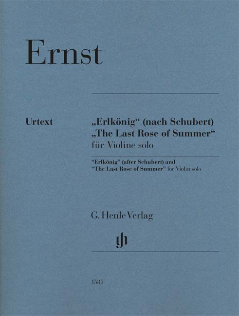 Vorderes Coverbild 'Der Erlkönig' op.26 und 'The Last Rose of Summer'