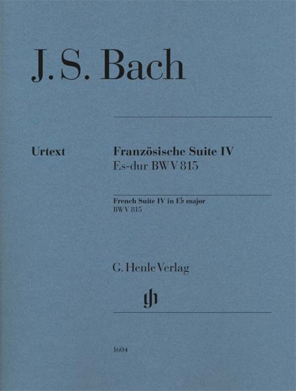 Vorderes Coverbild Französische Suite Nr.4 Es-dur BWV815