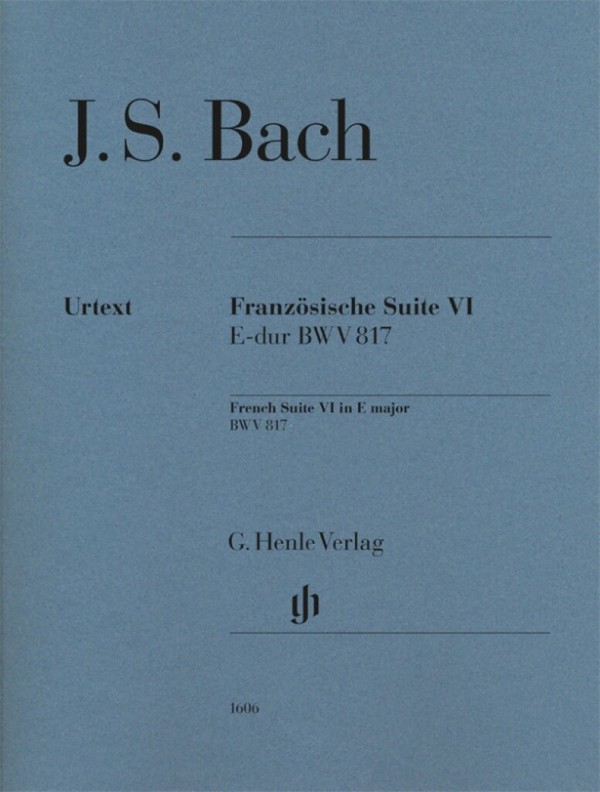 Vorderes Coverbild Französische Suite Nr.6 E-dur BWV817