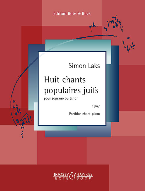 Vorderes Coverbild 8 Chants populaires juifs (1947)