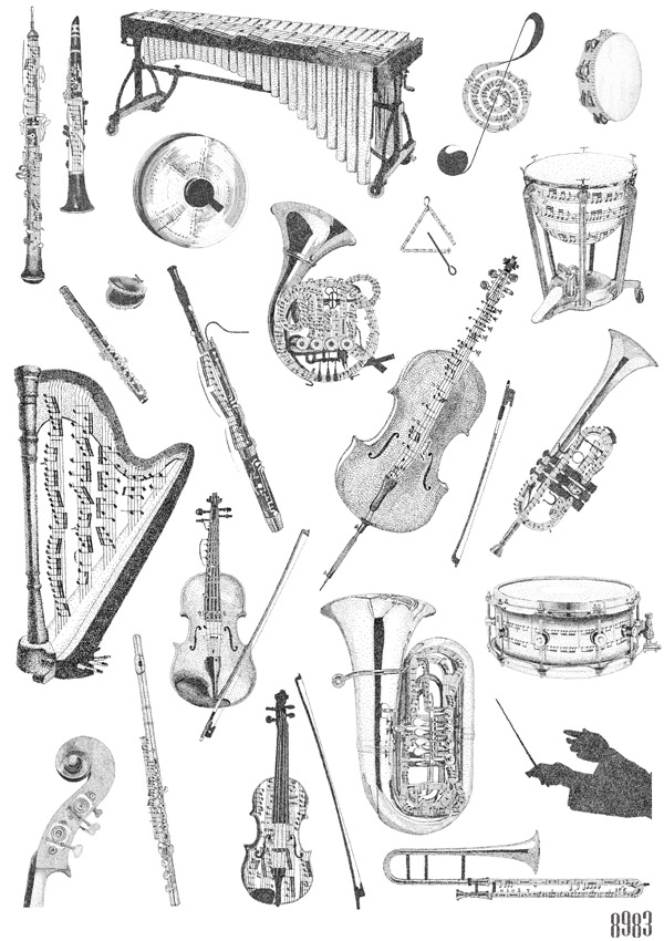 Vorderes Coverbild Poster Orchester