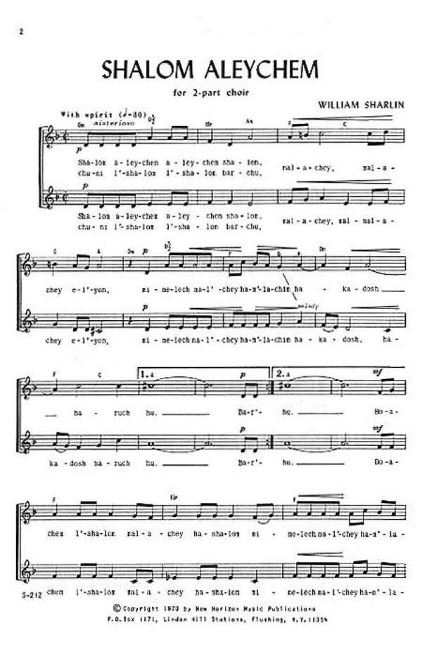 Vorderes Coverbild William Sharlin, Shalom Aleychem