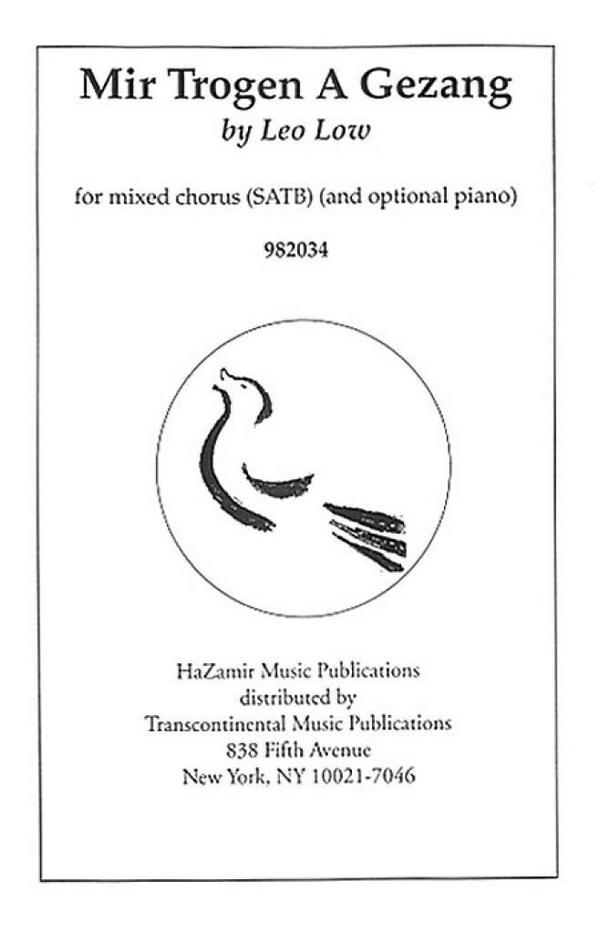 Vorderes Coverbild Leo Low, Mir Trogen A Gezang