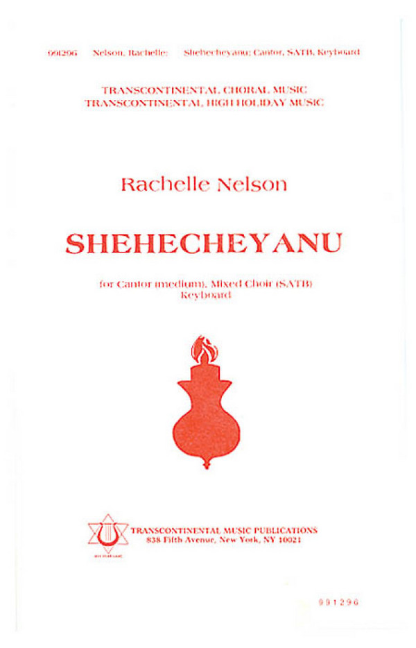 Vorderes Coverbild Rachelle Nelson, Shehecheyanu