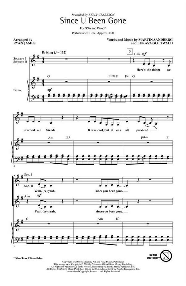 Vorderes Coverbild Lukasz Gottwald_Martin Sandberg, Since U been gone