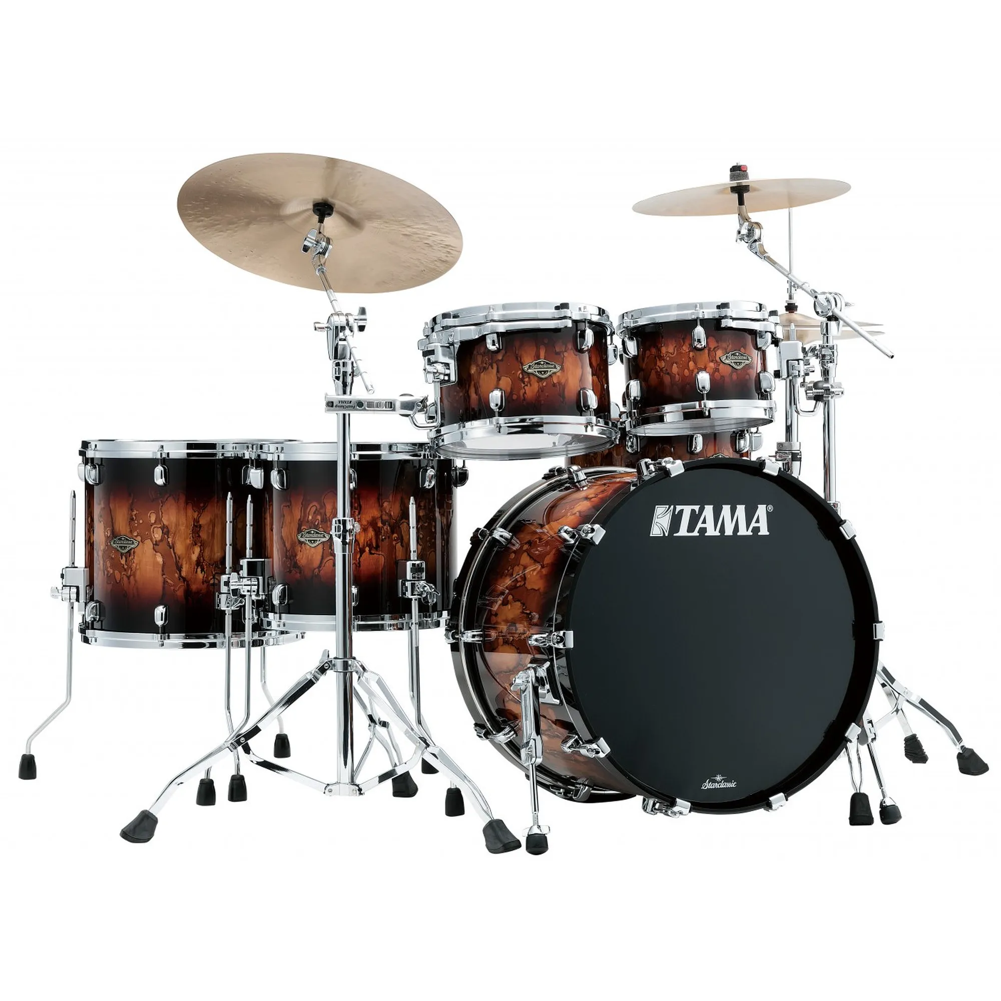 TAMA WBS52RZS-MBR Starclassic Lacquer Walnut/Birch