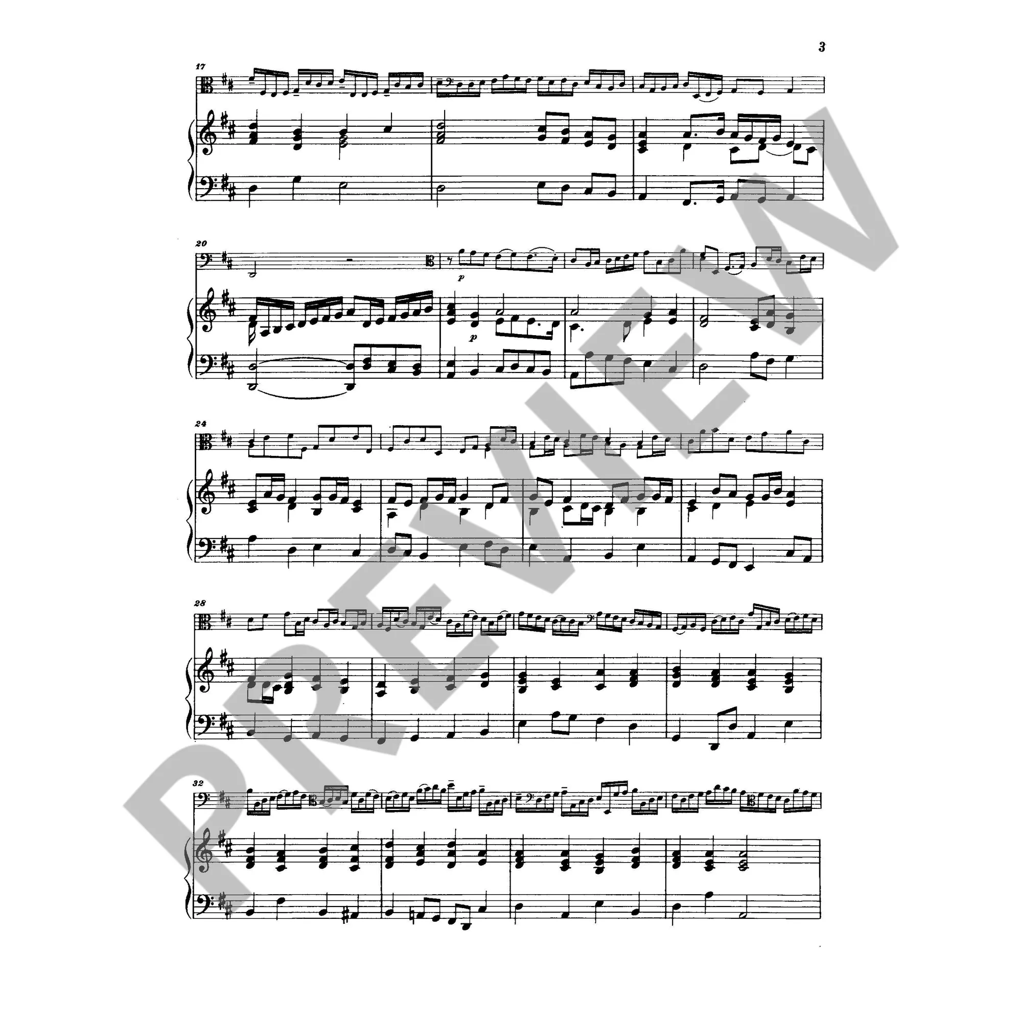 Sonate D-Dur - Antiquariat