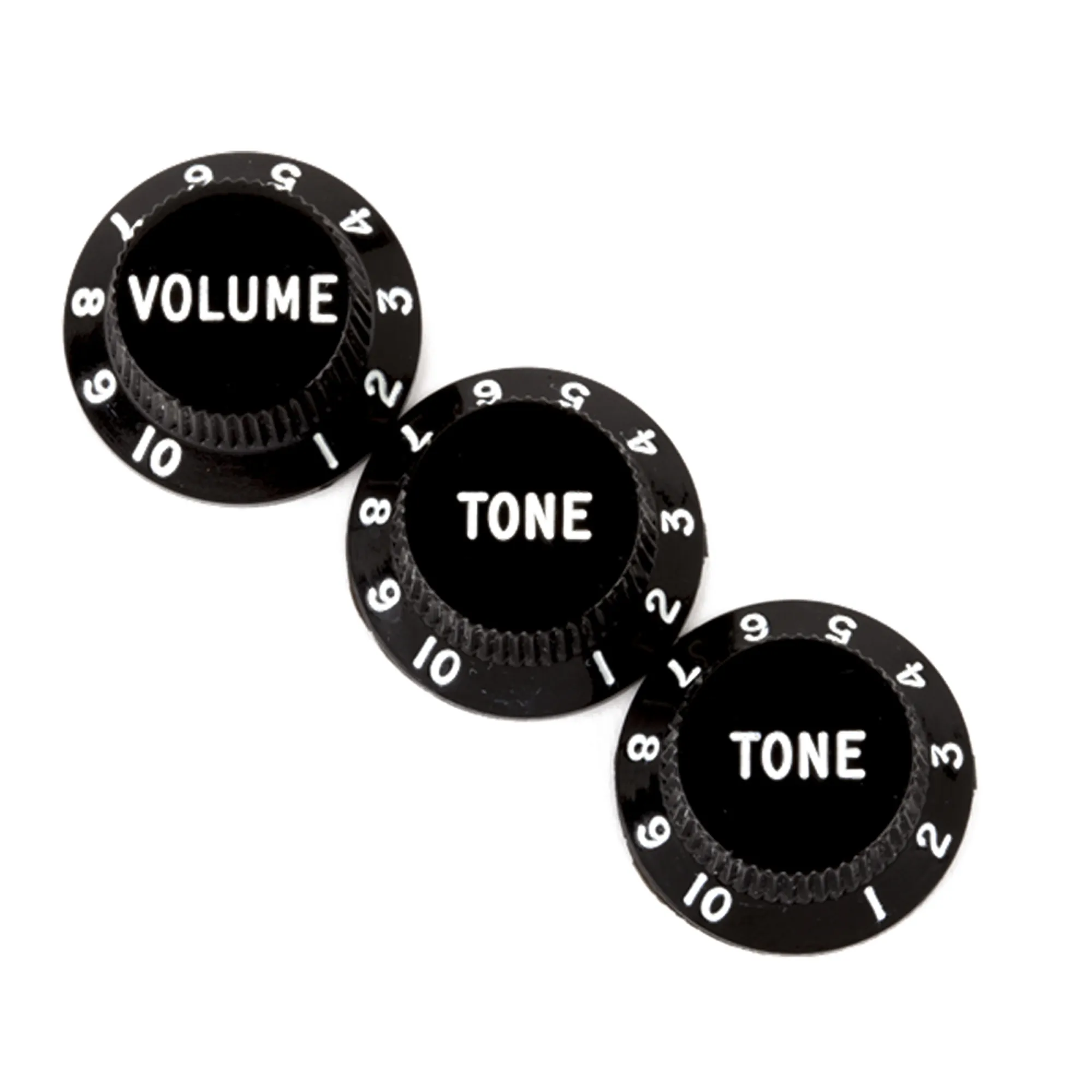 Fender Stratocaster Knobs Black