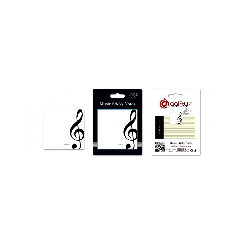 agifty Music Sticky Notes : Violinschlüssel