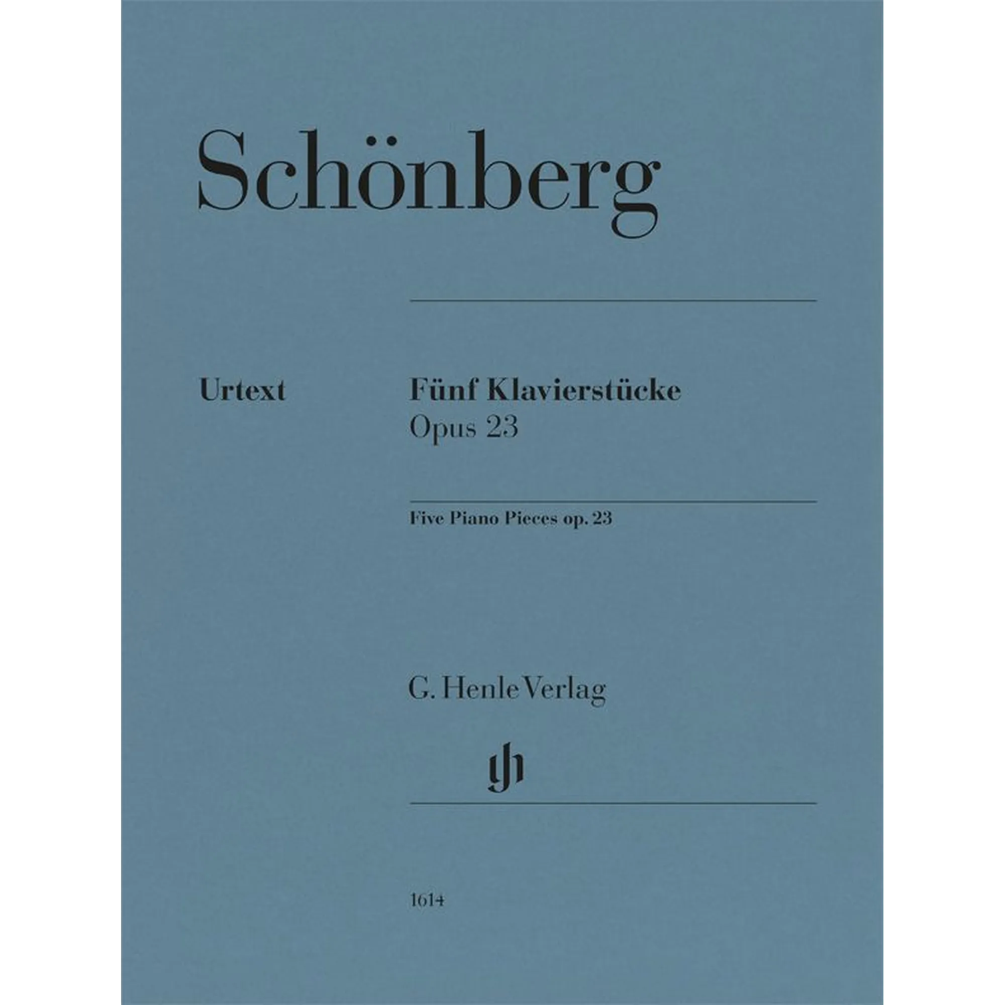 5 Klavierstücke op. 23