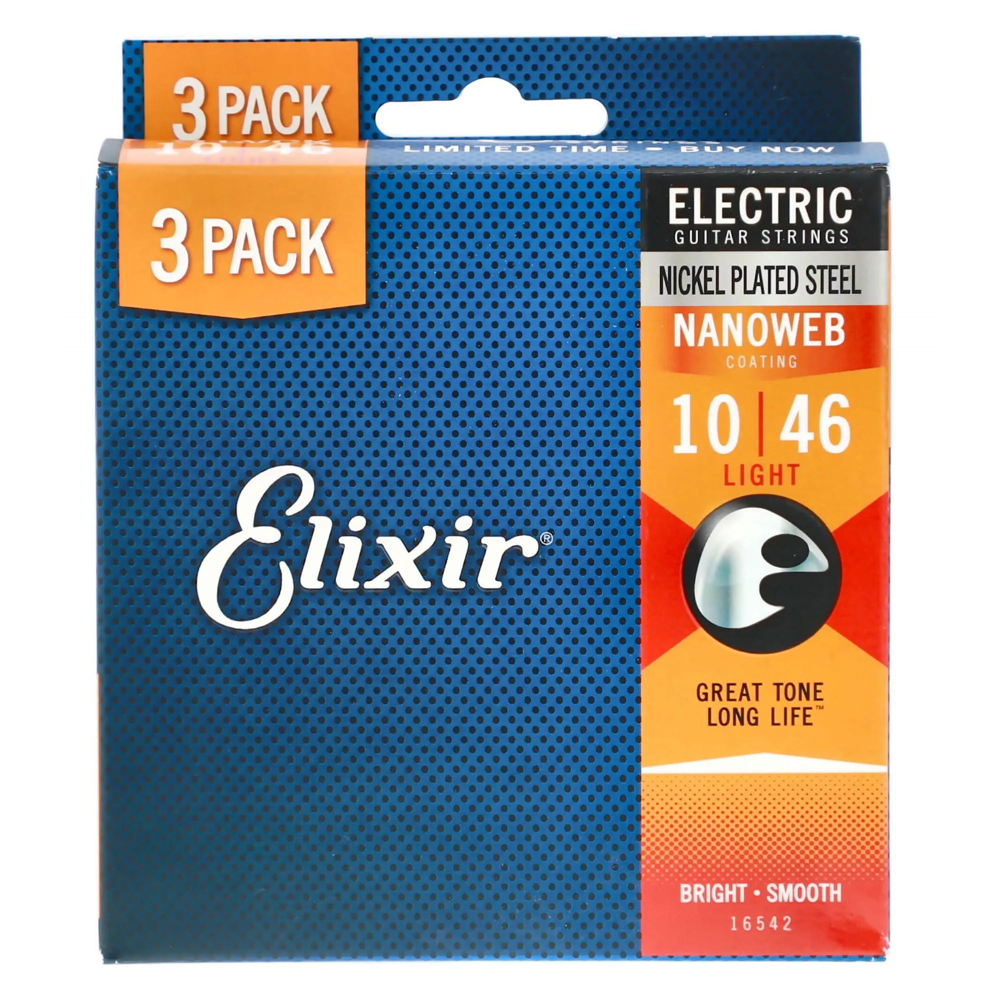 Elixir Nanoweb Light 3-Pack