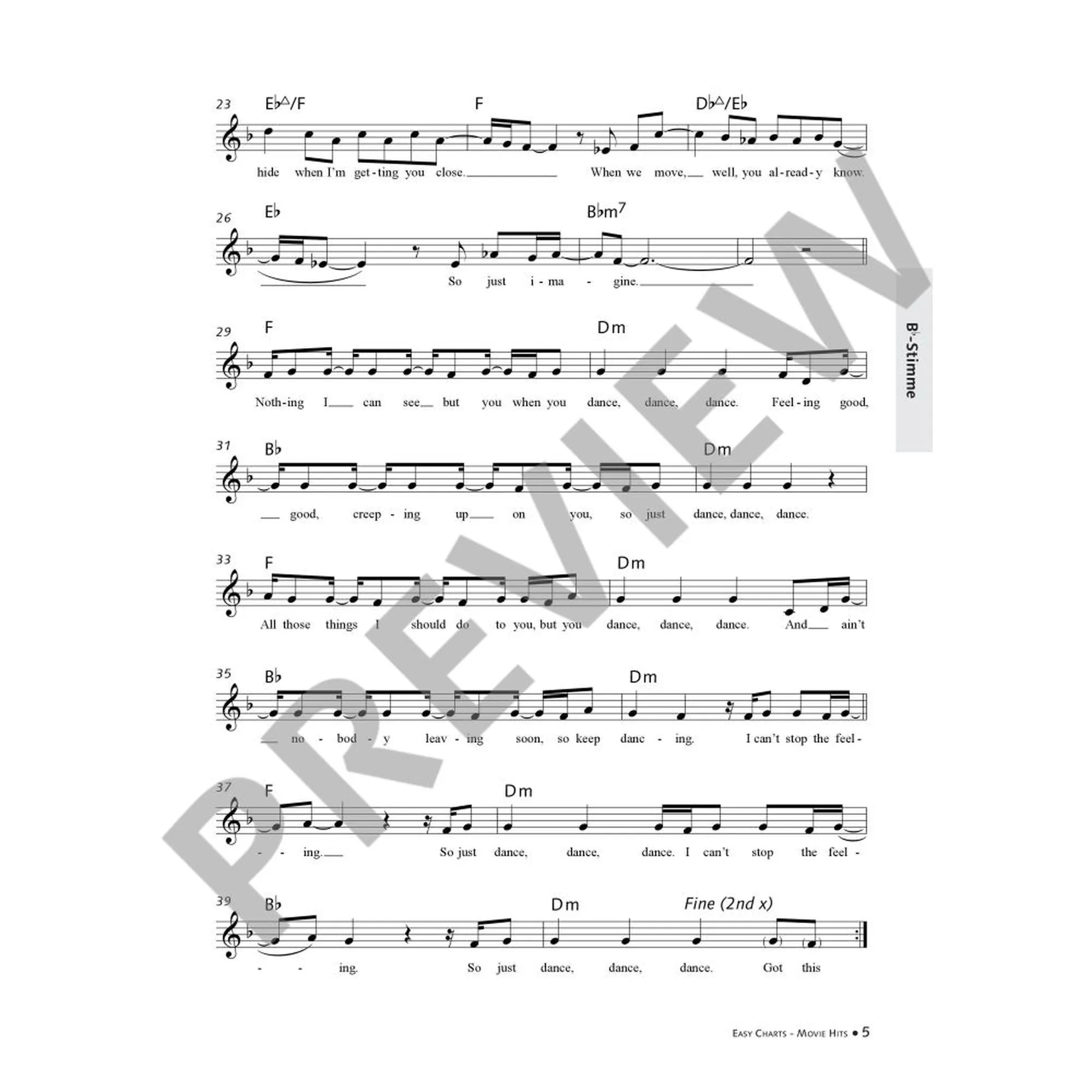 Easy Charts Playalong - Movie Hits