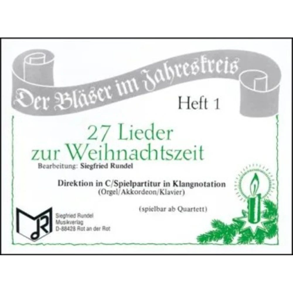 27 Lieder zur Weihnachtszeit 1