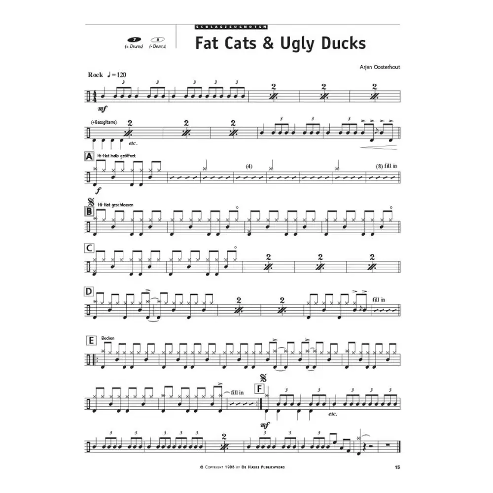 Real Time Drums in Songs (+Online Audio)
