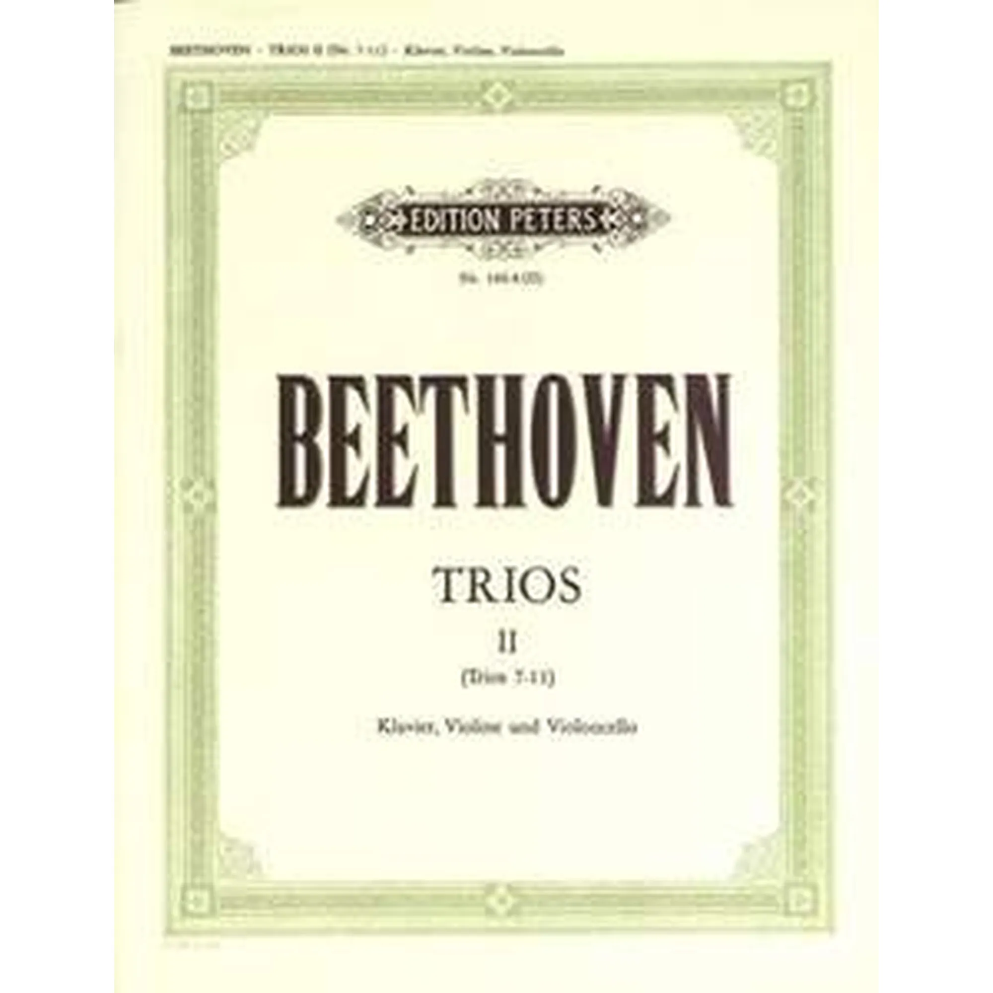Klaviertrios 2 (Trio 7-11)