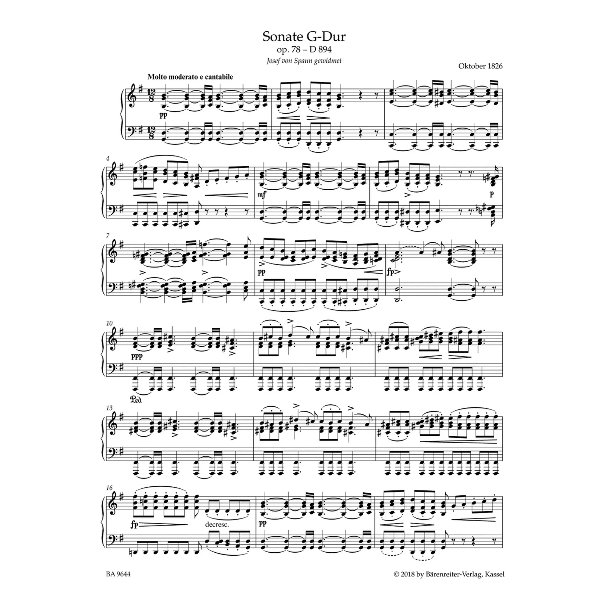 Sonaten Band 3 - Die späten Sonaten