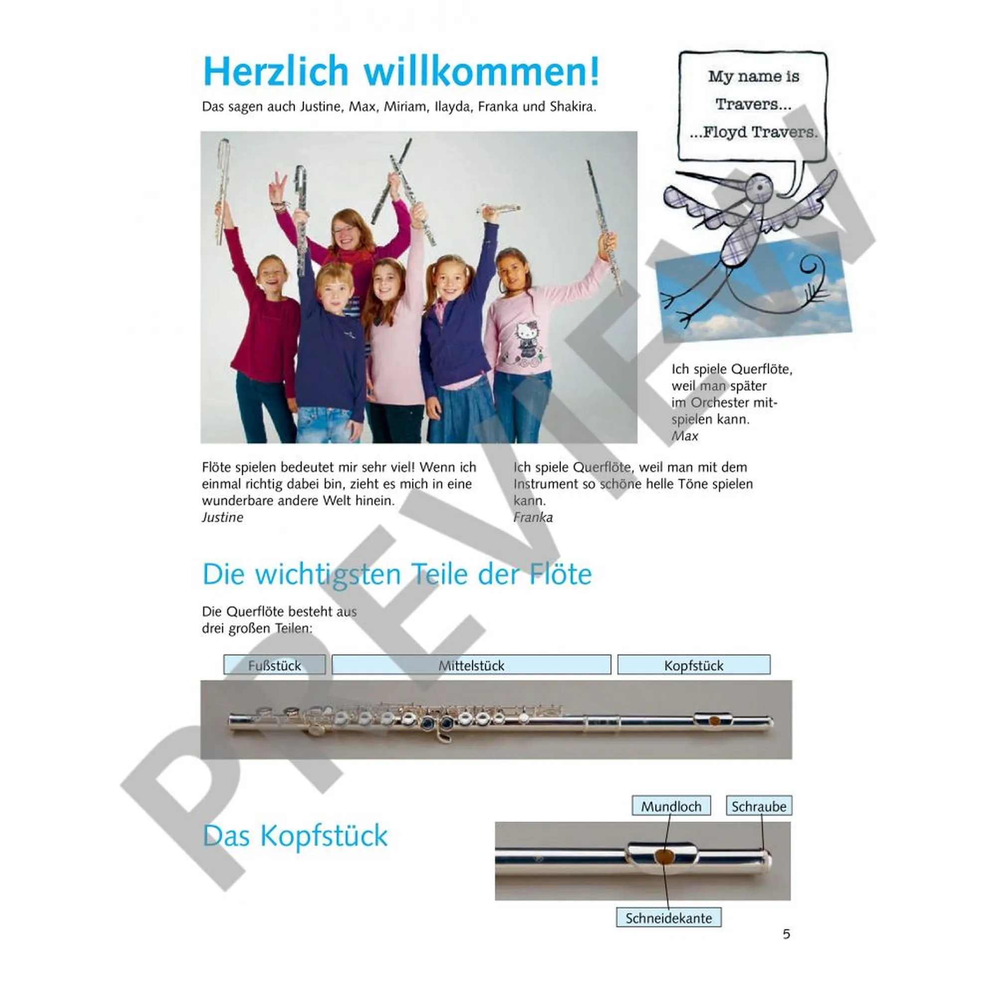 Die fröhliche Querflöte 1