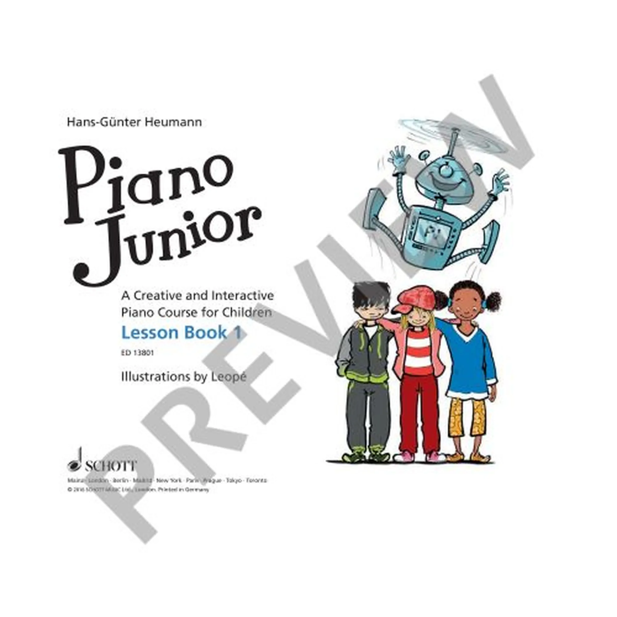 Piano junior - Lesson Book vol.1