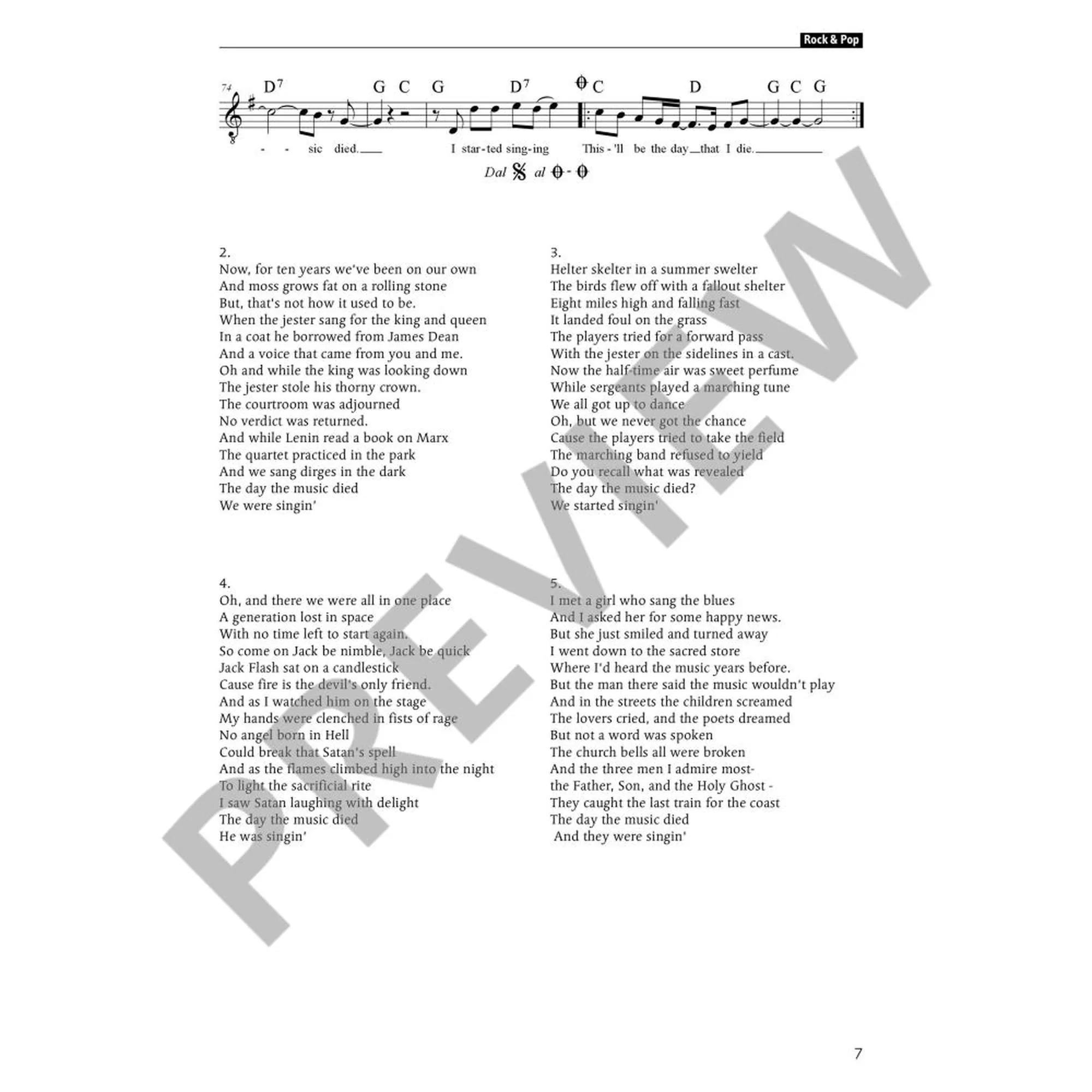 Rock & Pop Gitarren-Songbook