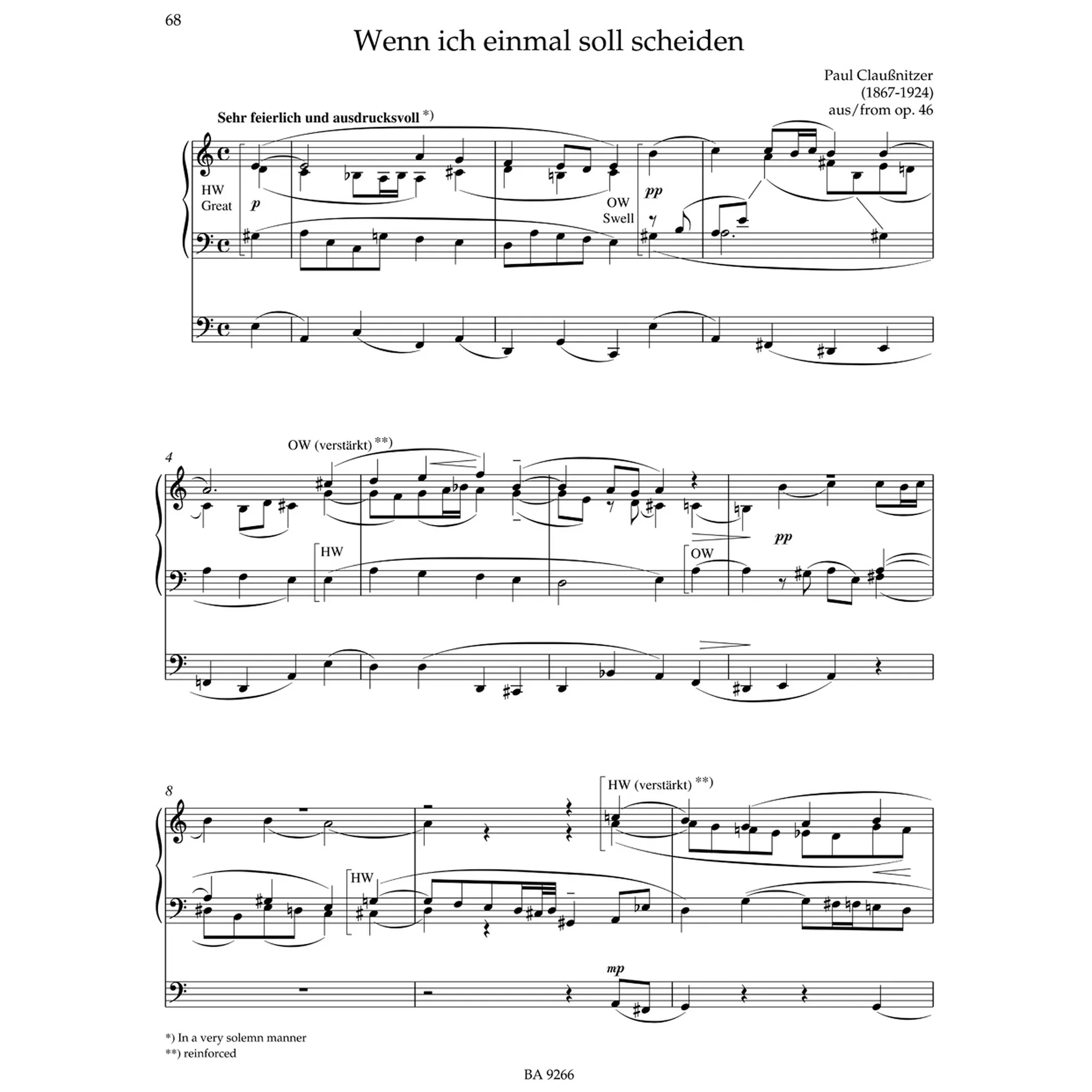 Orgelmusik zum Ende des Kirchenjahres