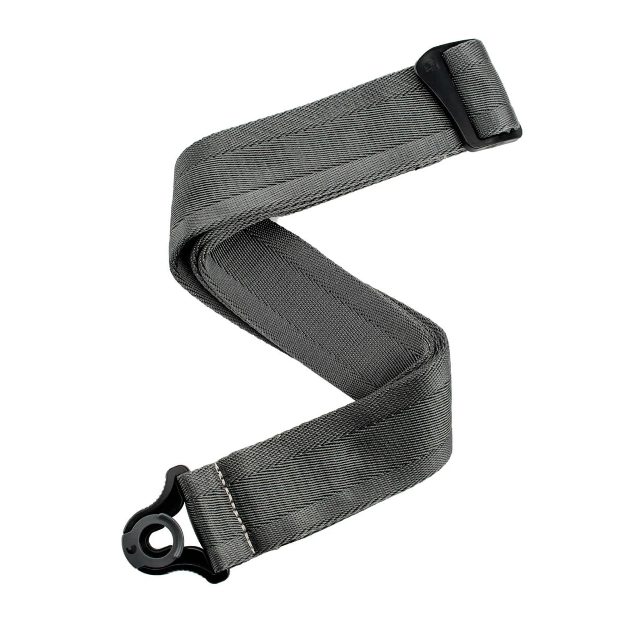 D'Addario 50BAL09 Auto Lock Metal Grey