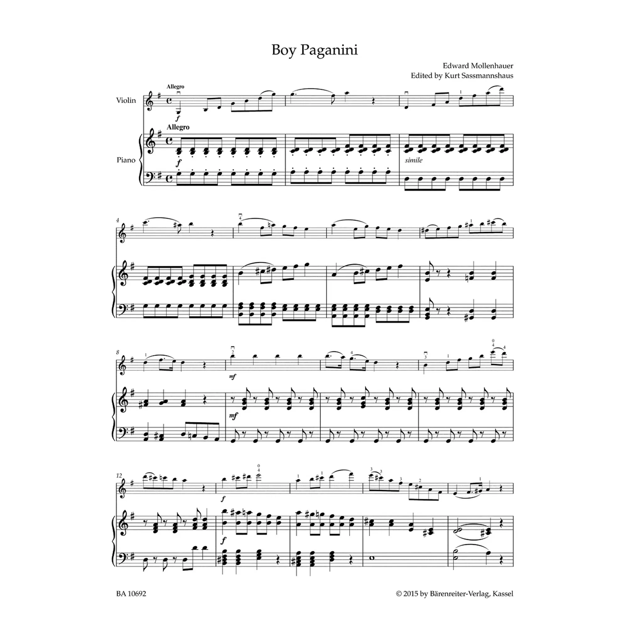 The Boy Paganini