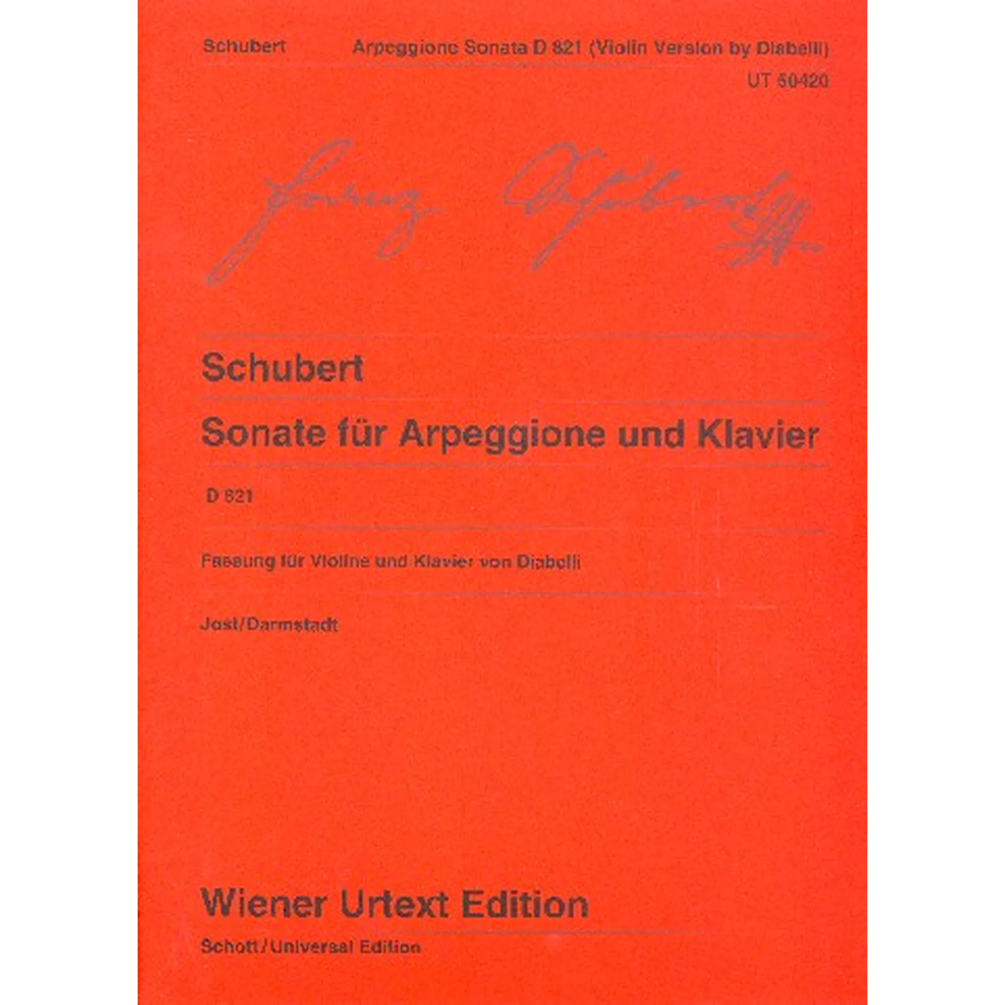 Sonate für Arpeggione und Klavier D821