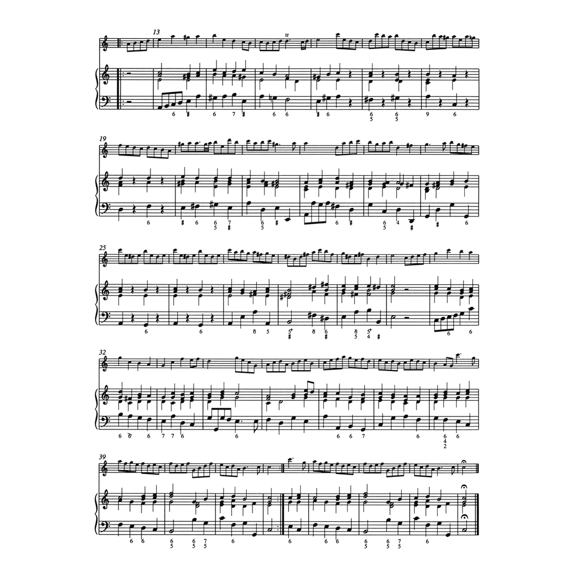 Sonate C-Dur HWV 365