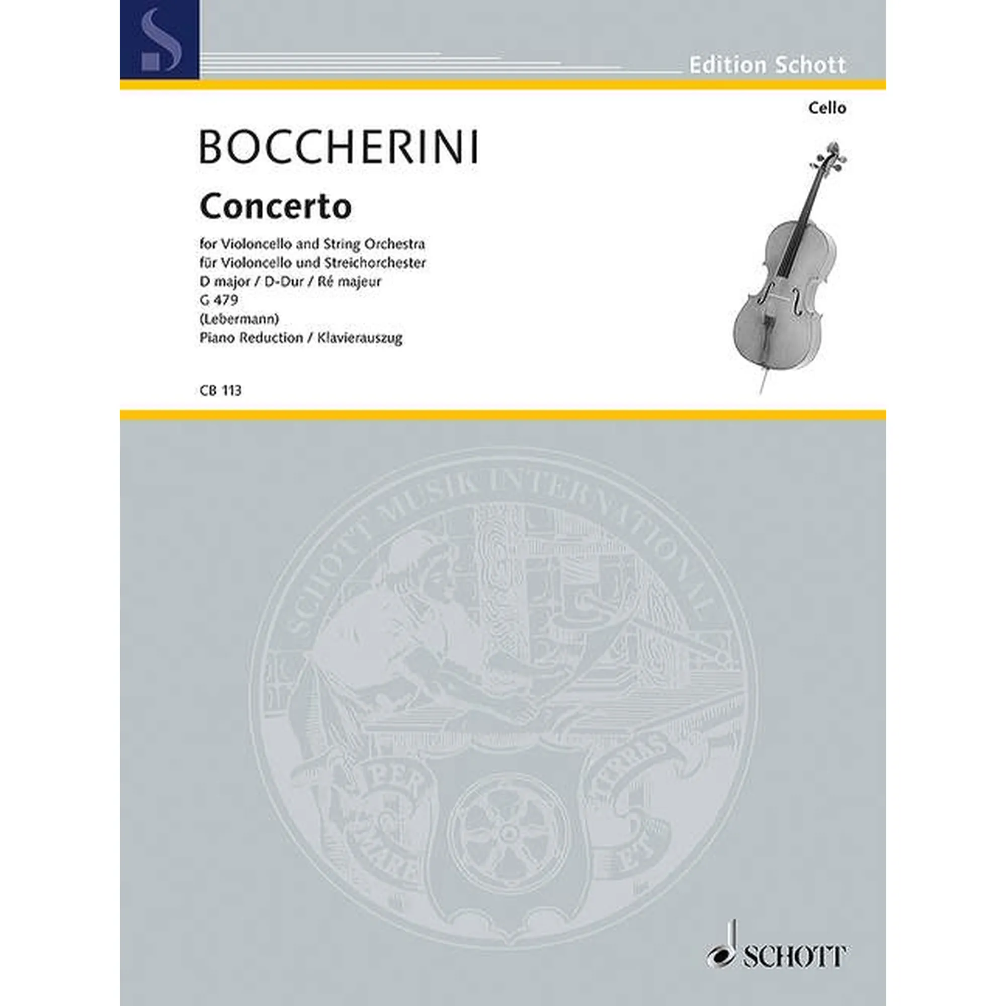 Concerto 2 D-Dur (G 479)