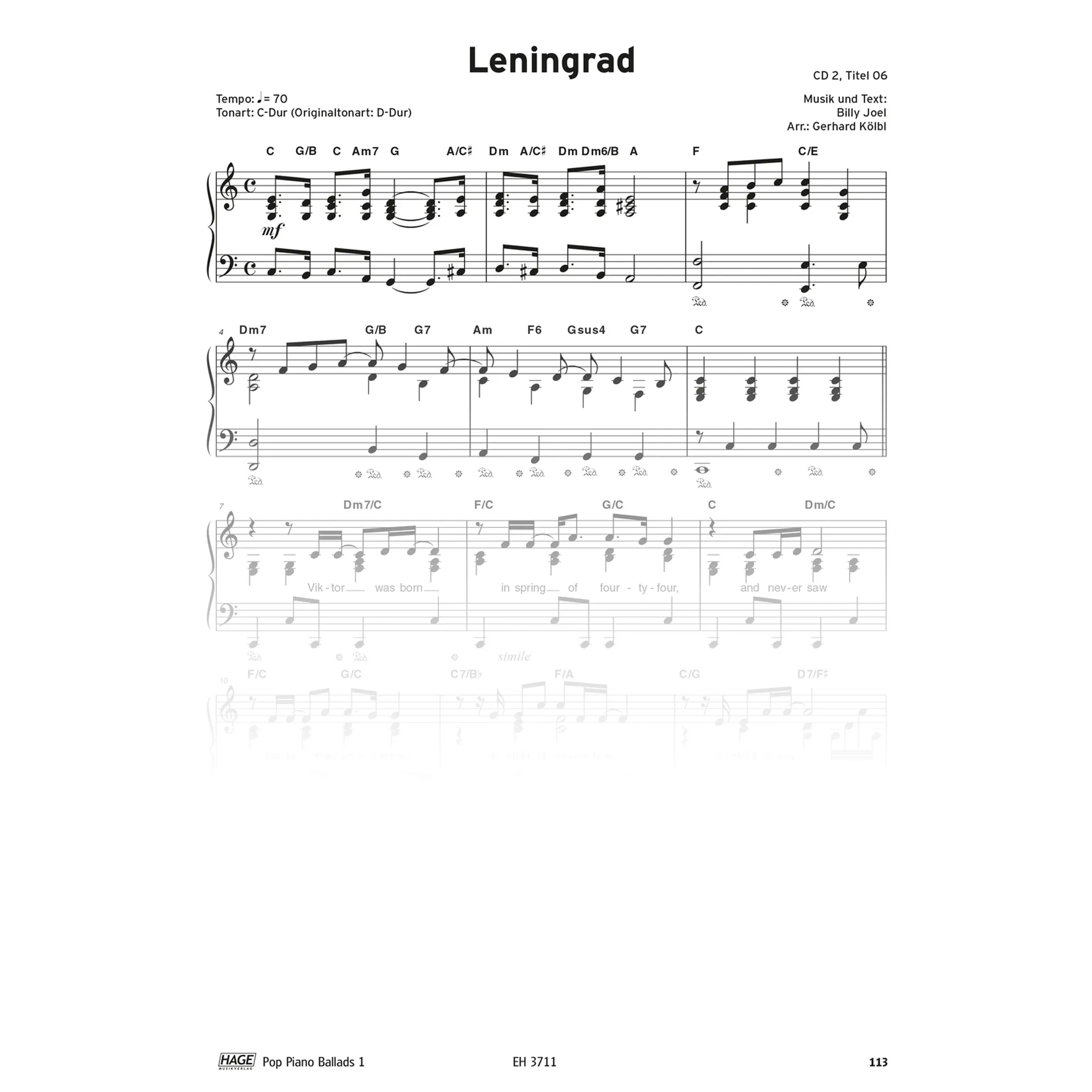 Pop Piano Ballads Band 1