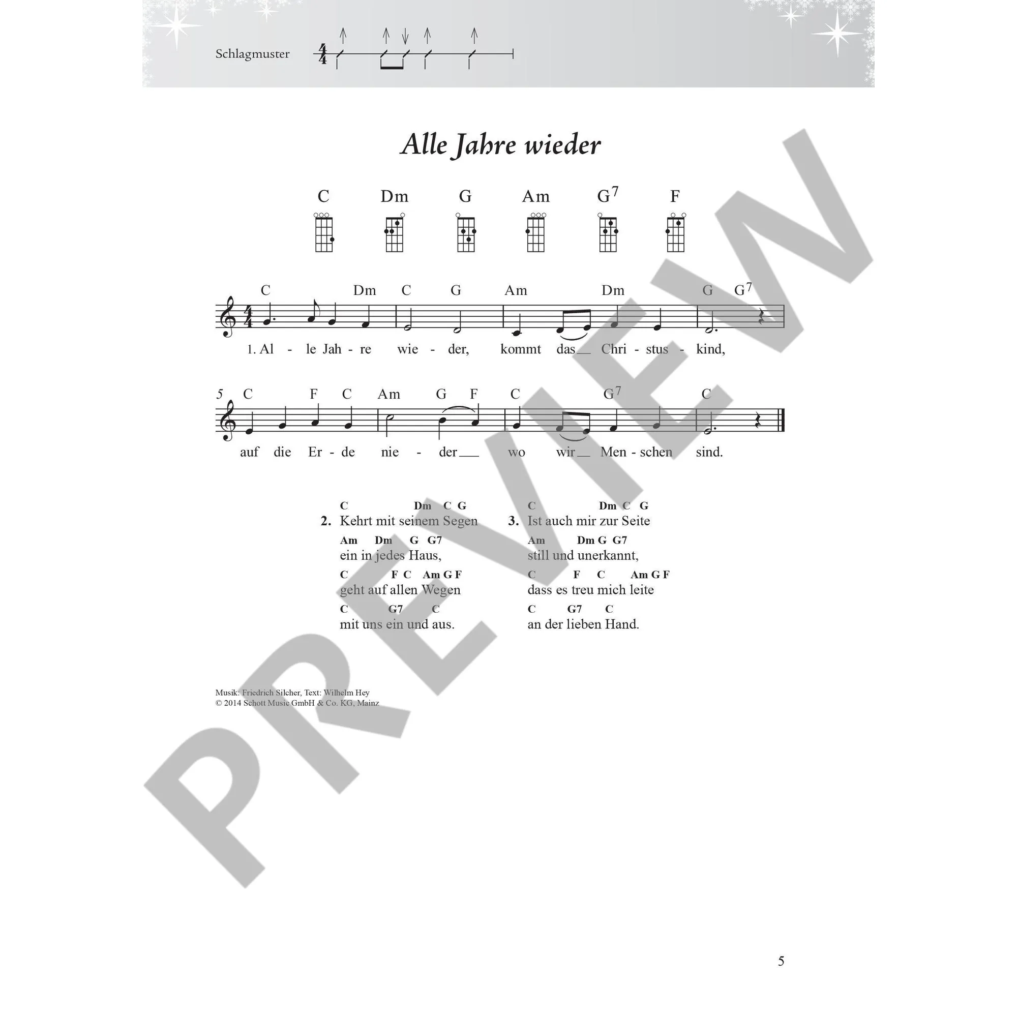 Das Weihnachtsliederbuch Für Alt Und Jung Für Gesang Und Ukulele
